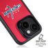 NHL Washington Capitals Solid Background iPhone 15 Kickstand Case