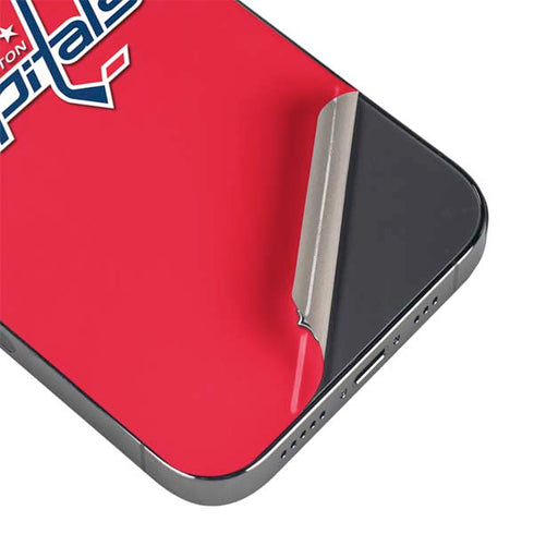NHL Washington Capitals Solid Background iPhone 15 Pro Max Skin