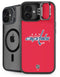 NHL Washington Capitals Solid Background iPhone 16 Kickstand Case