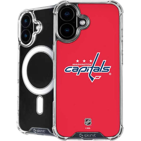 NHL Washington Capitals Solid Background iPhone 16 MagSafe Case