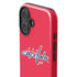 NHL Washington Capitals Solid Background iPhone 16 Plus Impact Case