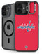 NHL Washington Capitals Solid Background iPhone 16 Plus Kickstand Case