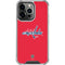 NHL Washington Capitals Solid Background iPhone 16 Pro Max Clear Case