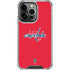 NHL Washington Capitals Solid Background iPhone 16 Pro Max Clear Case