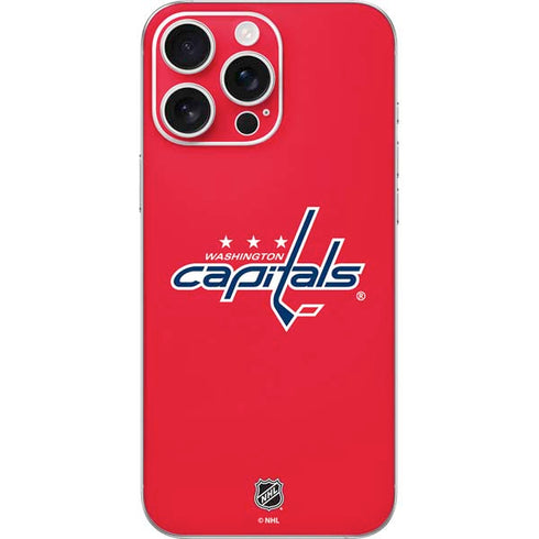 NHL Washington Capitals Solid Background iPhone 16 Pro Max Skin