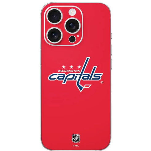 NHL Washington Capitals Solid Background iPhone 16 Pro Skin