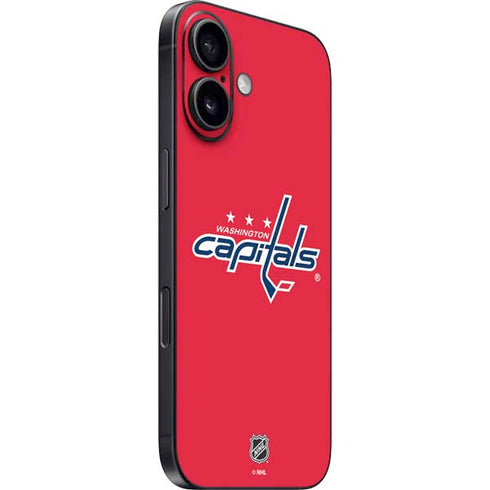 NHL Washington Capitals Solid Background iPhone 16 Skin