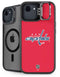 NHL Washington Capitals Solid Background iPhone 16e Kickstand Case