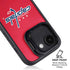NHL Washington Capitals Solid Background iPhone 16e Kickstand Case