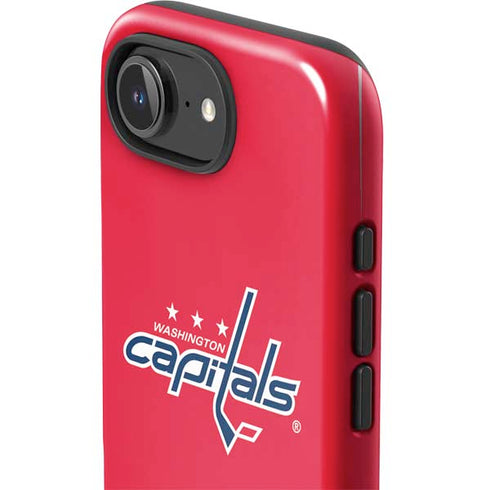 NHL Washington Capitals Solid Background iPhone 16e Impact Case