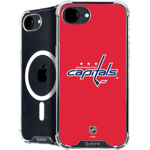 NHL Washington Capitals Solid Background iPhone 16e MagSafe Case