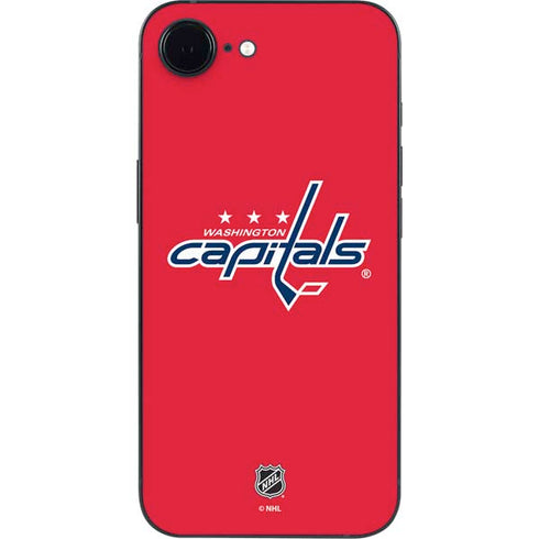 NHL Washington Capitals Solid Background iPhone 16e Skin