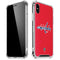 NHL Washington Capitals Solid Background iPhone X/XS Clear Case