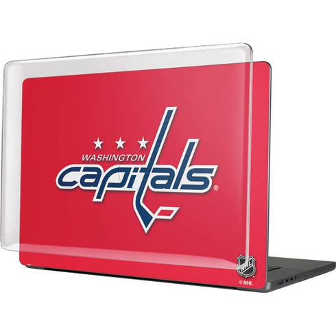 NHL Washington Capitals Solid Background MacBook Cases