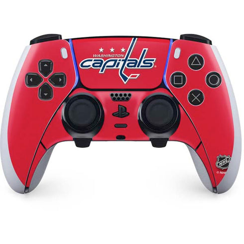 NHL Washington Capitals Solid Background PS5 DualSense Edge Pro Controller Skin