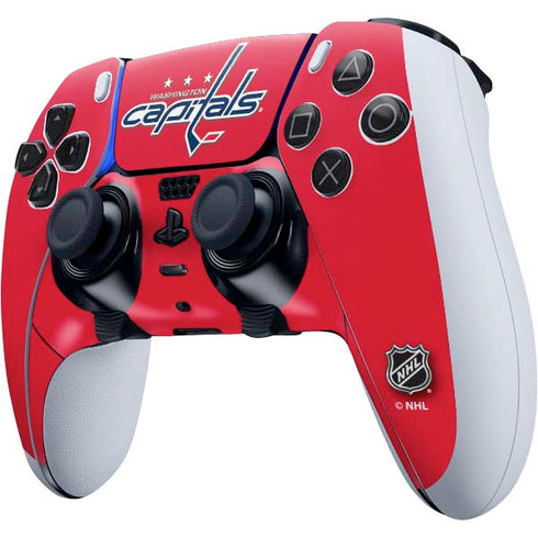 NHL Washington Capitals Solid Background PS5 DualSense Edge Pro Controller Skin