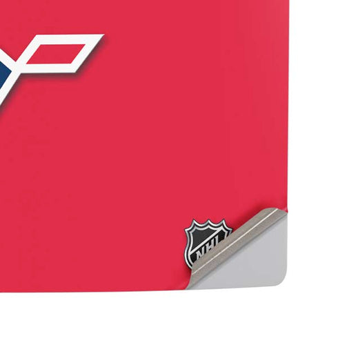 NHL Washington Capitals Solid Background PS5 Pro Disk Console Skin