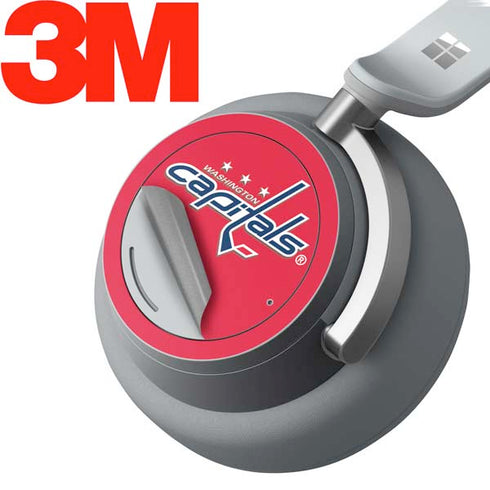 NHL Washington Capitals Solid Background Surface Headphones Skin
