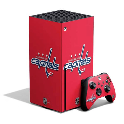 NHL Washington Capitals Solid Background Xbox Series X Skins