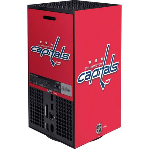 NHL Washington Capitals Solid Background Xbox Series X Bundle Skin