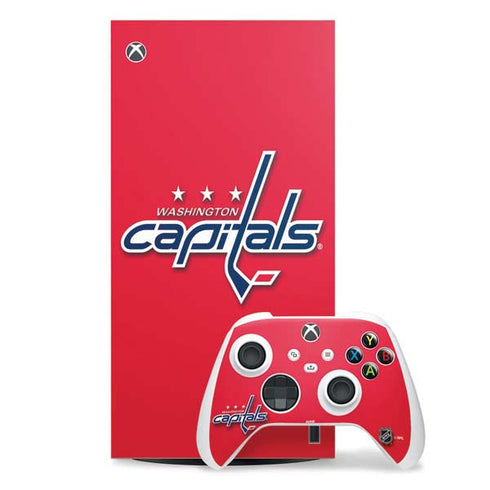 NHL Washington Capitals Solid Background Xbox Series X Skins