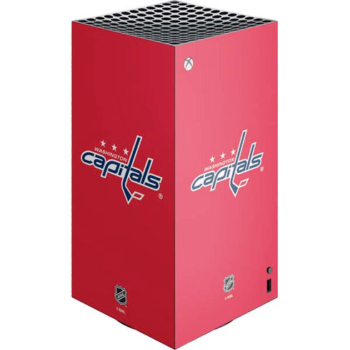 NHL Washington Capitals Solid Background XBox Series X Digital Edition Console Skin