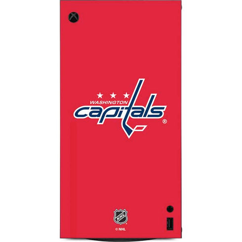 NHL Washington Capitals Solid Background XBox Series X Digital Edition Console Skin