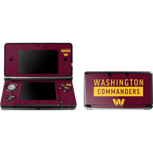 NFL Washington Commanders Nintendo Skins