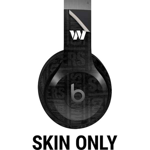 NFL Washington Commanders Black and White Beats Solo 4 Wireless Headphones Skin