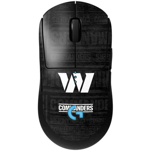NFL Washington Commanders Black and White G Pro Wireless Gaming Mouse Skin