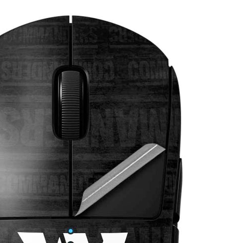 NFL Washington Commanders Black and White G Pro Wireless Gaming Mouse Skin