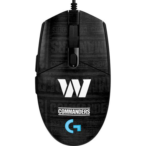 NFL Washington Commanders Black and White G203 Prodigy RGB Wired Gaming Mouse Skin