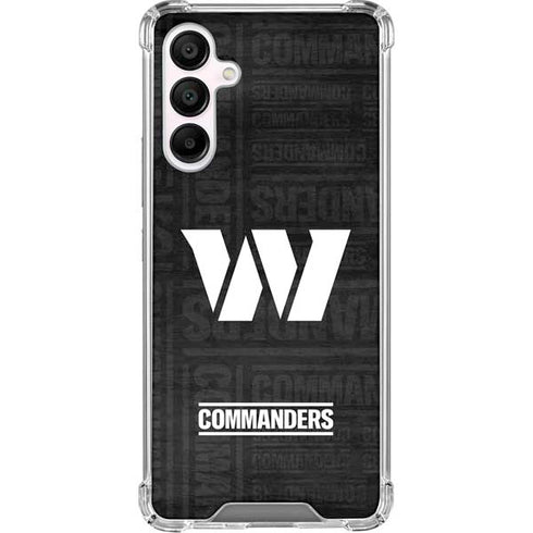 NFL Washington Commanders Black and White Galaxy A16 5G Clear Case