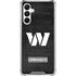 NFL Washington Commanders Black and White Galaxy A16 5G Clear Case