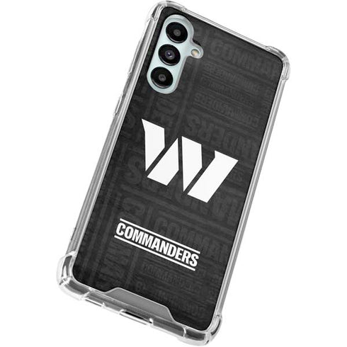 NFL Washington Commanders Black and White Galaxy A16 5G Clear Case