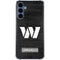 NFL Washington Commanders Black and White Galaxy A35 5G Clear Case