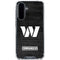 NFL Washington Commanders Black and White Galaxy A36 5G Clear Case
