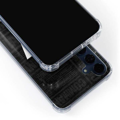 NFL Washington Commanders Black and White Galaxy A55 5G Clear Case