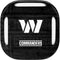 NFL Washington Commanders Black and White Galaxy Buds Live Skin