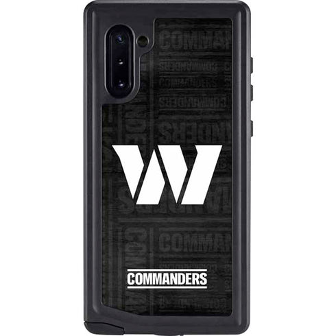 NFL Washington Commanders Black and White Galaxy Cases