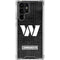 NFL Washington Commanders Black and White Galaxy S23 Ultra Clear Case