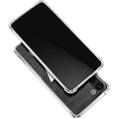 NFL Washington Commanders Black and White Galaxy S24 FE Clear Case