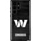 NFL Washington Commanders Black and White Galaxy S25 Ultra Impact Case