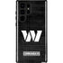 NFL Washington Commanders Black and White Galaxy S25 Ultra Impact Case