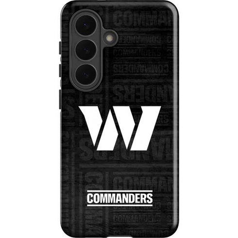NFL Washington Commanders Black and White Galaxy S26 Impact Case