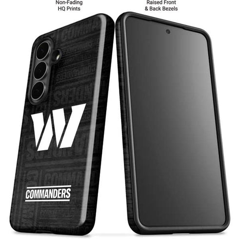 NFL Washington Commanders Black and White Galaxy S26 Impact Case