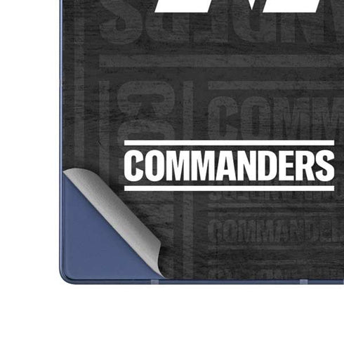 NFL Washington Commanders Black and White Galaxy Z Fold6 Skin