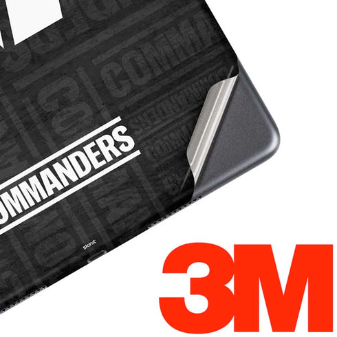 NFL Washington Commanders Black and White iPad Skins