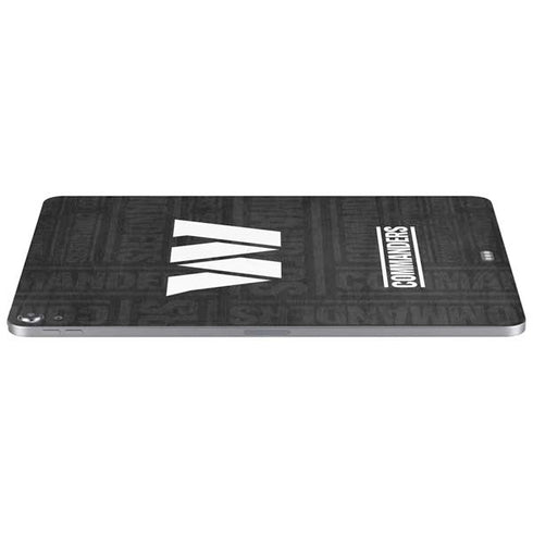 NFL Washington Commanders Black and White Apple iPad Air Skin