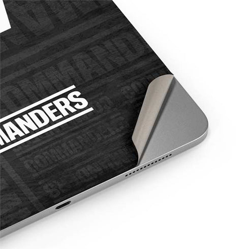 NFL Washington Commanders Black and White Apple iPad Air Skin